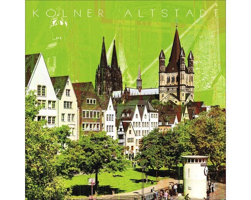 Glasbild Köln VIII 50x50 cm