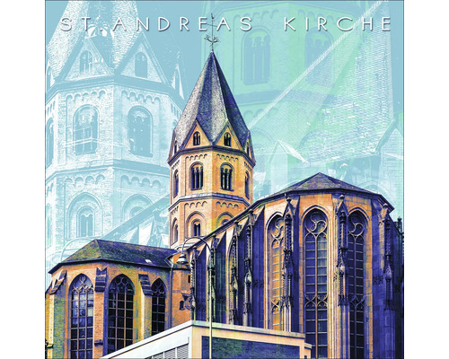 Glasbild Köln XI 20x20 cm-0