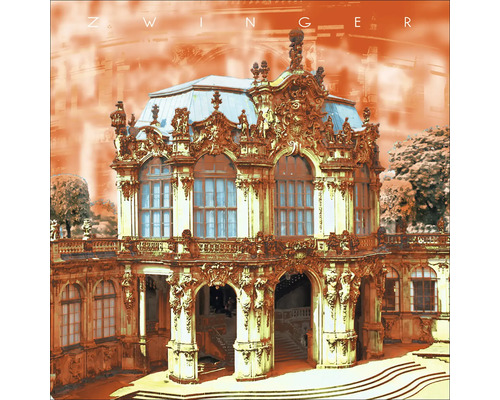 Glasbild Dresden V 20x20 cm