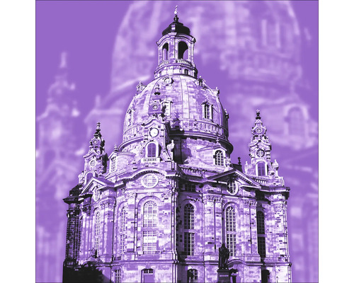 Glasbild Dresden VI 20x20 cm