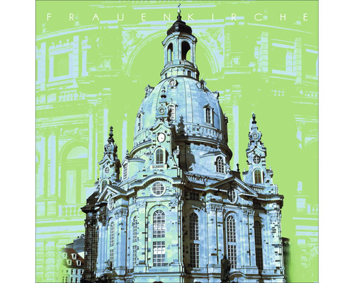 Glasbild Dresden VIII 50x50 cm