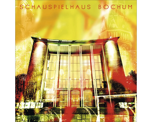 Glasbild Bochum VIII 30x30 cm