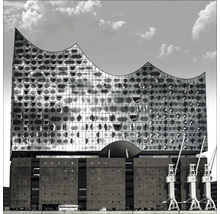 Die Elbphilharmonie in Hamburg, ein Konzerthaus mit markanter Architektur.