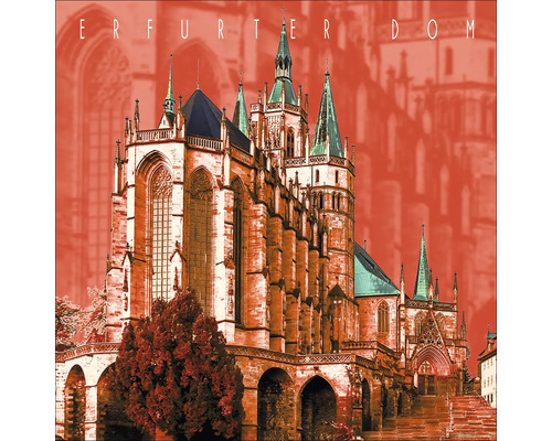 Glasbild Erfurt VII 30x30 cm