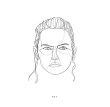 Poster SW Classic Force Faces Rey 40x50 cm
