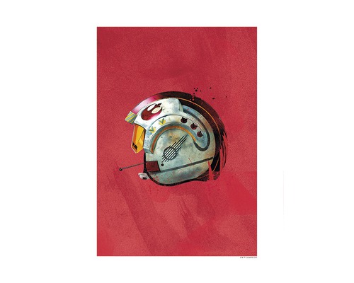 Poster SW Classic Helmets Rebel Pilot 30x40 cm