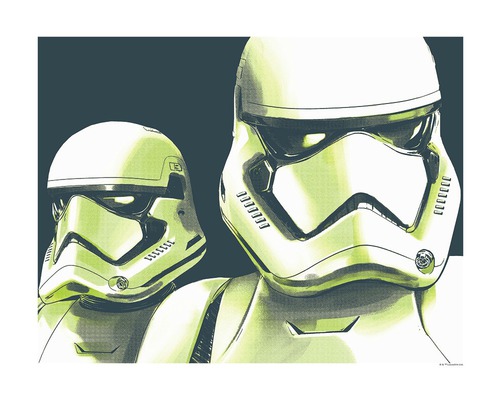 Poster SW Faces Stormtrooper 50x40 cm