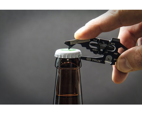 Mehrzweckwerkzeug zum Öffnen einer Flasche