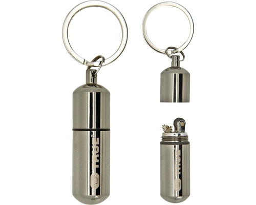 TRUE Feuerzeug als Schlüsselanhänger mit Metallgehäuse