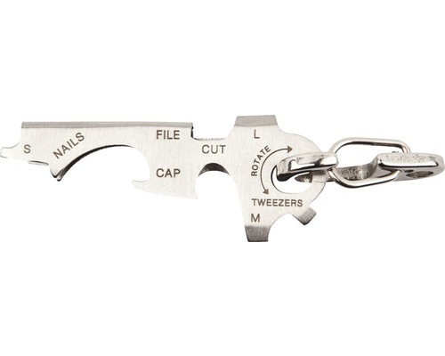 Edelstahl Multifunktionswerkzeug mit Schlüsselanhänger