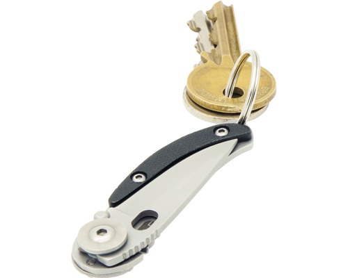 Schlüsselanhänger mit Taschenmesser und Schlüsseln