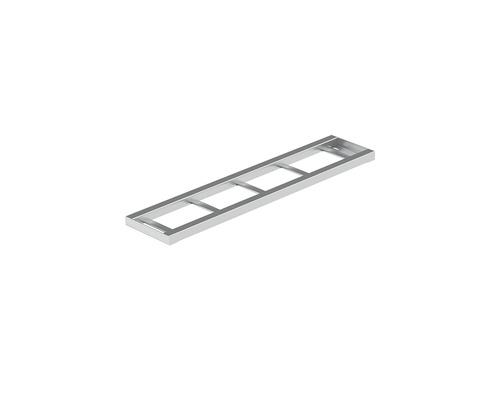 Einzelstufe für Außentreppe Pertura Tallis für bauseitige Füllung 100x22x3 cm Metallrahmen mit vier Fächern