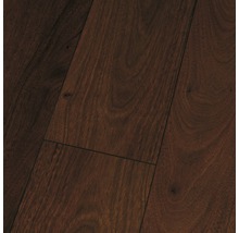 Dunkler Laminatboden in Holzoptik