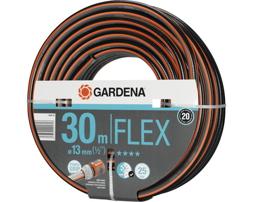 Gartenschlauch GARDENA Comfort Flex Schlauch PVC 1/2 Zoll 30m schwarz-orange