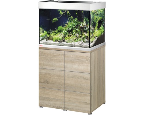 Aquariumkombination EHEIM proximaTEC 175 inkl. Filter, LED-Beleuchtung, Heizer, Unterschrank eiche