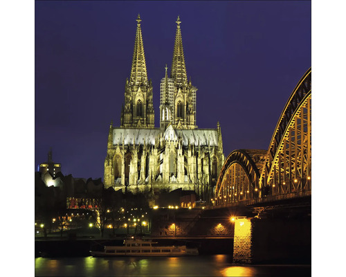 Glasbild Köln XVIII 30x30 cm