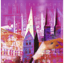 Glasbild Lübeck II 20x20 cm-thumb-0 Glasbild Lübeck II 20x20 cm-thumb-0