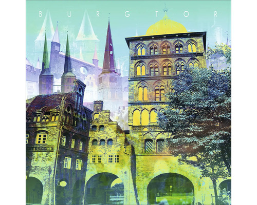 Illustration der Burgtor Gebäudeansicht