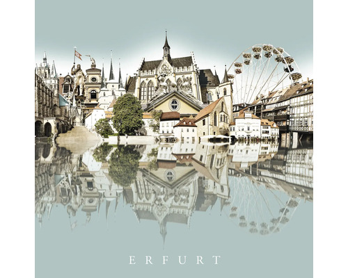 Glasbild Erfurt XII 30x30 cm