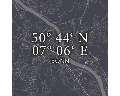 Glasbild Bonn VI 20x20 cm
