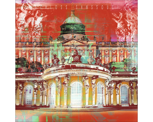 Glasbild Potsdam II 20x20 cm