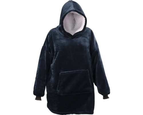 Oversized Hoodie dark blue 87x70 cm