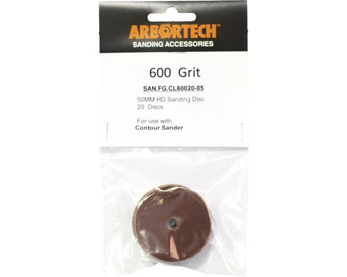 Arbortech Schleifscheiben, 600er Körnung, 50 mm Durchmesser, 20 Stück