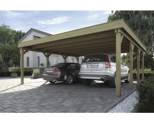 Doppelcarport weka 609 Gr. 1 576 x 591 cm kesseldruckimprägniert Doppelcarport weka 609 Gr. 1 576 x 591 cm kesseldruckimprägniert