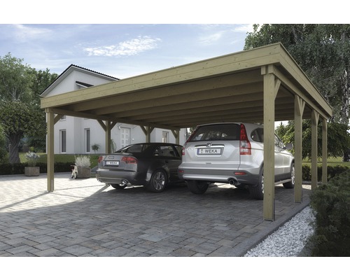 Doppelcarport weka 616 500 x 500 cm kesseldruckimprägniert | HORNBACH AT