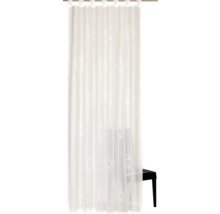 Gardine mit Schlaufen und Muster