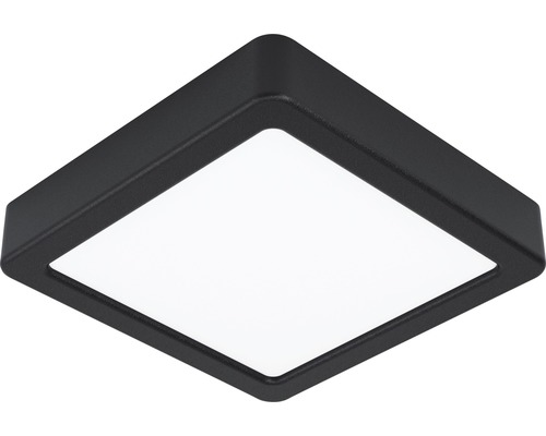 LED-Deckenleuchte Fueva 1 160x160x28 cm 1350 lm 4000 K neutralweiß IP20 schwarz Quadratische Deckenleuchte