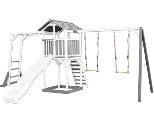 Spielplatz mit Schaukeln, Rutsche und Klettergerüst für Kinder