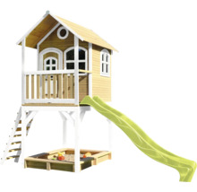 Spielhaus mit Rutsche und Sandkasten für den Garten