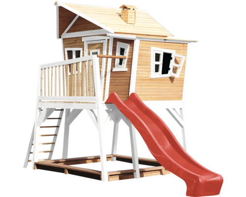 Spielhaus mit Rutsche und Leiter für den Garten