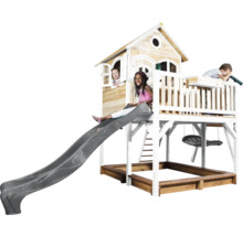 Spielturm mit Rutsche, Sandkasten und Schaukel für Kinder