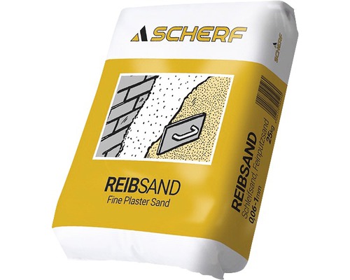 Scherf Reibsand, Schleifsand, Feinputzsand, 25 Kilogramm Sack