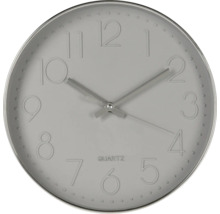 Wanduhr grau Ø 30,5 cm