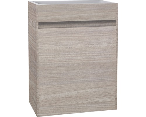Waschbeckenunterschrank Differnz Hura L 52x39,5x21,5 cm ohne Waschbecken eiche Waschtischunterschrank aus Holz