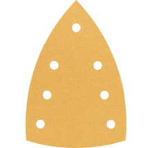 Dreieckiges Schleifpapier mit Löchern