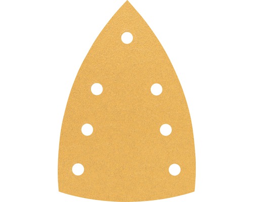 Dreieckiges Schleifpapier mit Löchern