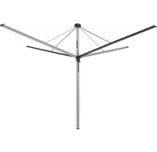 Wäschespinne mit Leinen und Metallrahmen