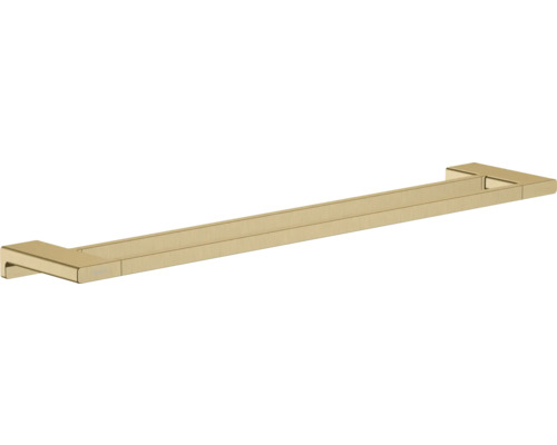 Doppel-Handtuchstange hansgrohe AddStoris 64,8x12,4x3,2 cm brushed bronze gebürstet Doppelter Handtuchhalter zur Wandmontage