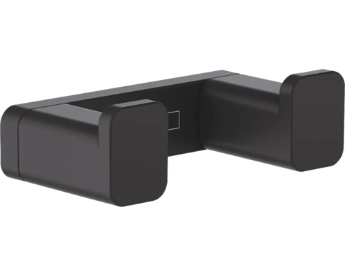 Doppel-Handtuchhaken hansgrohe AddStoris schwarz matt Doppel-Handtuchhaken hansgrohe AddStoris schwarz matt