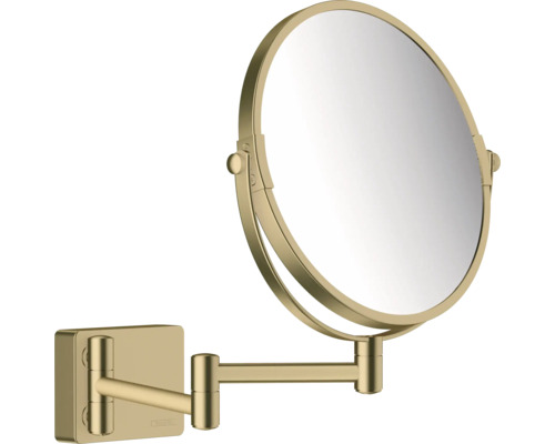 Kosmetikspiegel hansgrohe AddStoris 20,8x28,3 cm brushed bronze gebürstet