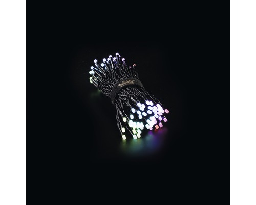 Gebündelte Lichterkette mit mehrfarbigen LED Lampen