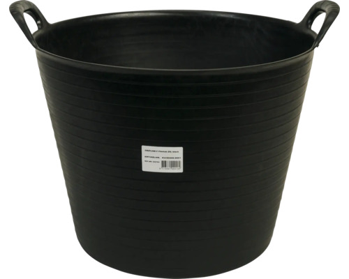 Flexeimer Garten/Bau Kunststoff schwarz 25 L