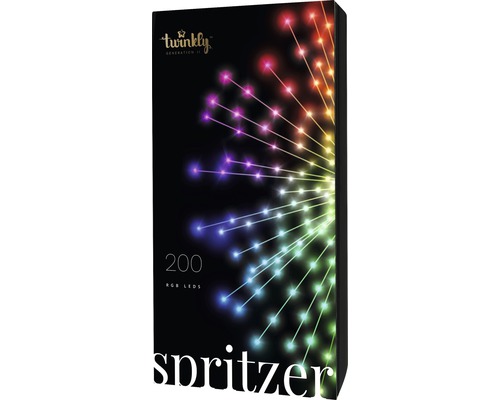 Twinkly LED Spritzer Generation II 200 LEDs Lichtfarbe bunt inkl. App-Steuerung-0