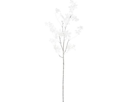 Kunstpflanze Potentillablattzweig Höhe: 70 cm weiß-0