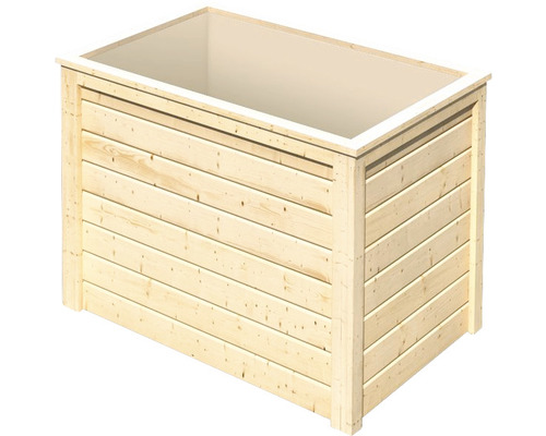 Holzpflanzkasten für den Garten