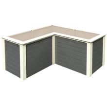 Eck-Hochbeet aus Holz